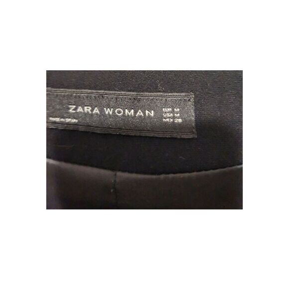 Zara Boyfriend Scrunch Sleeve One Button Blazer EUC Size M - Picture 3 of 4